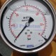 WIKA Pressure Gauge 232.50, 0-4 Bar, Dial : 4"