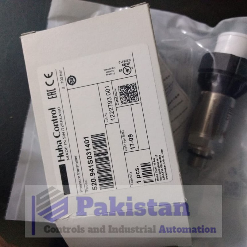 Huba Controls Switzerland Pressure Transmitter in Pakistan