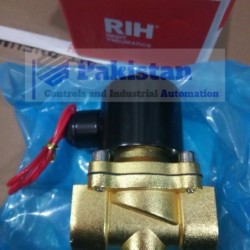 RIH Brass Pneumatic 2 ways Solenoid Valve in Pakistan