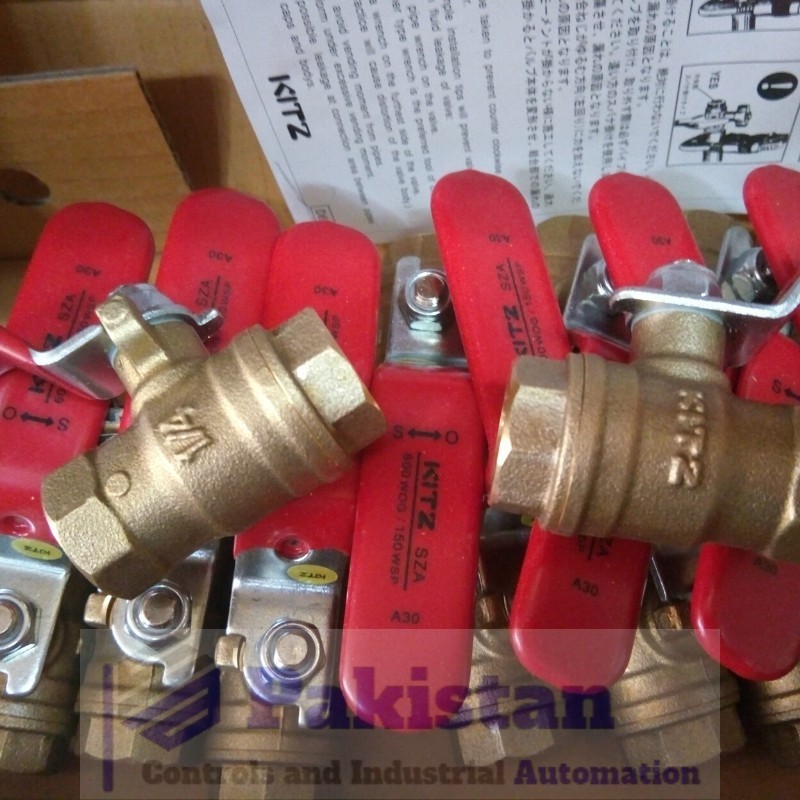 Brass Ball Valves SZA KITZ Japan Original in Pakistan