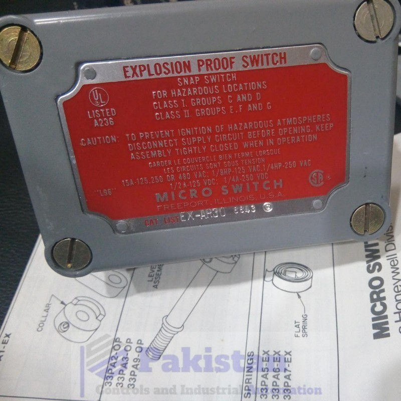 EX-AR30 Honeywell Micro Switch Price in Pakistan