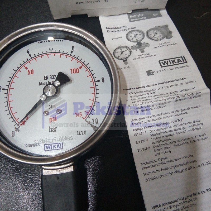 WIKA Pressure Gauge 232.50 in Pakistan