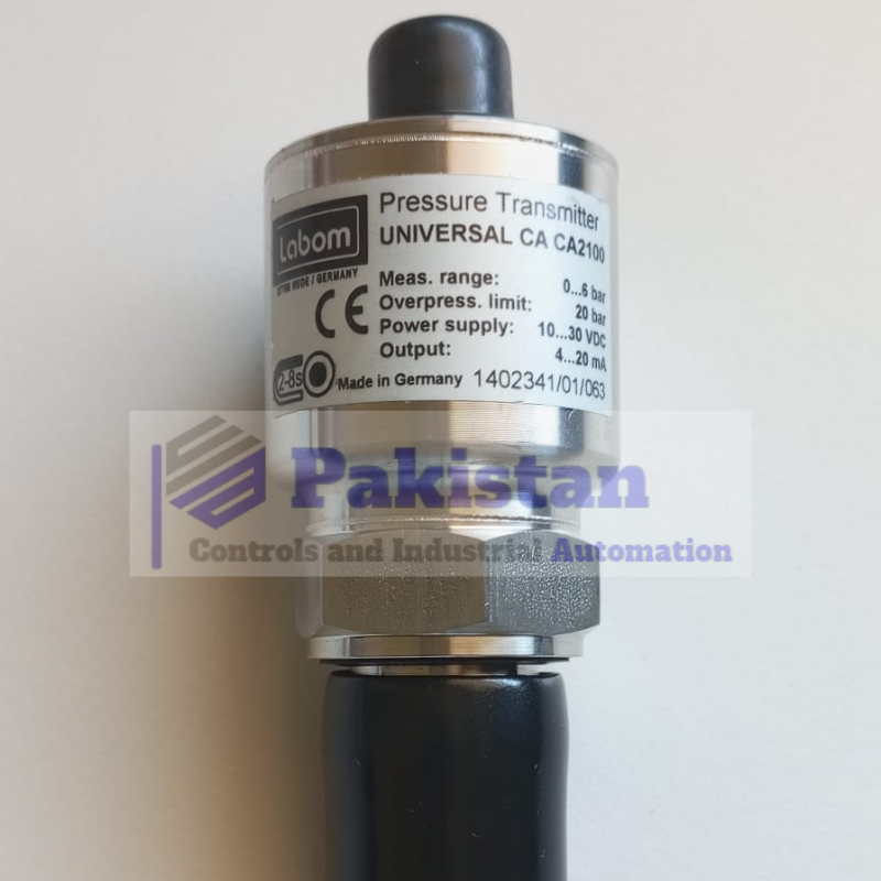 Labom CA2100 UNIVERSAL CA Flush Diaphragm Pressure Transmitter (0...6 Bar, 4...20 mA, Made in Germany)