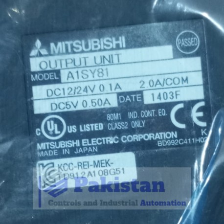 Mitsubishi A1SY81 Output Unit | Best Price in Pakistan