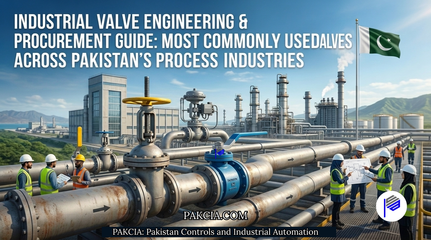 Industrial Valve Engineering & Procurement Guide: Most Commonly Used Valves across Pakistan's Process Industries