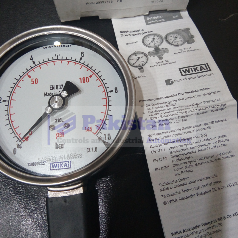 WIKA 232.50 Pressure Gauge